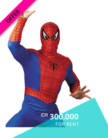 sewa kostum spiderman, jakarta, indonesia